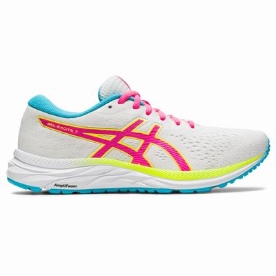 Női Asics Gel-Excite 7 Futócipő AS8436051 Fehér/Sárga